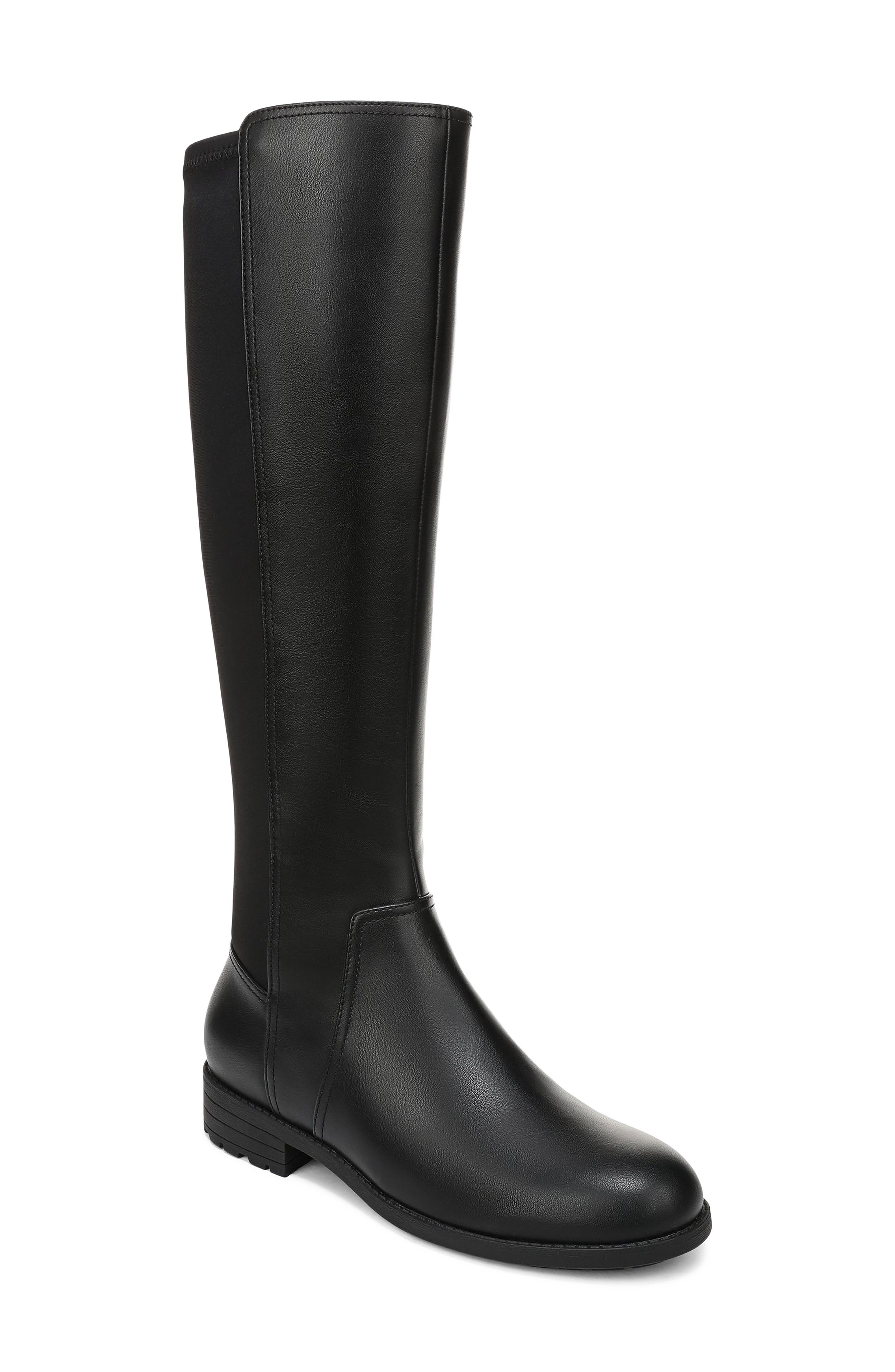 Janelle Faux Leather Knee High Boot
