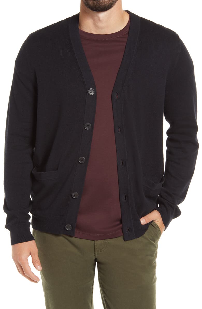NORDSTROM MEN'S SHOP Nordstrom V-Neck Cardigan, Main, color,