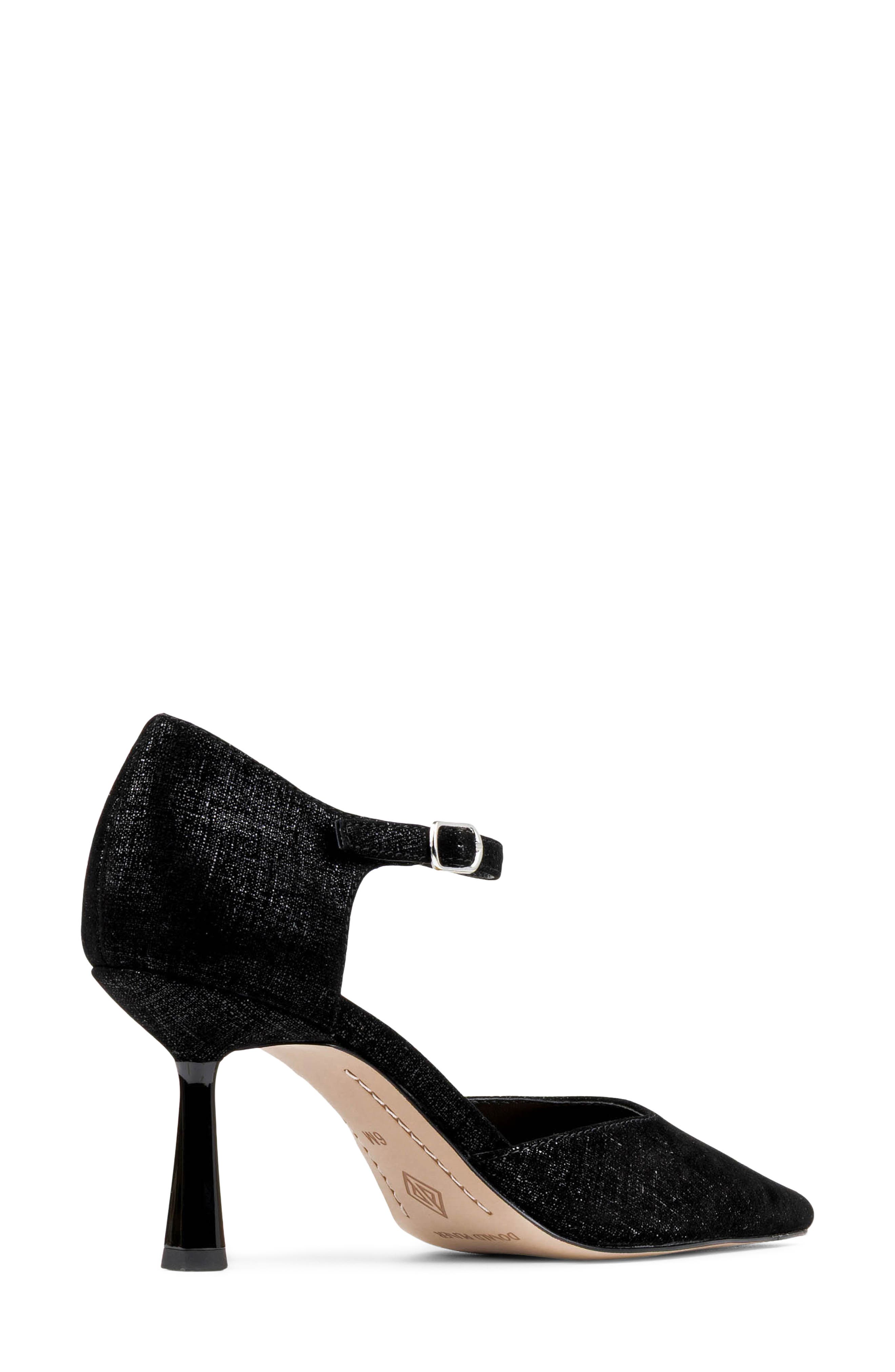 Donald Pliner Epyc Ankle Strap Pointed Toe Pump, Alternate, color, Black