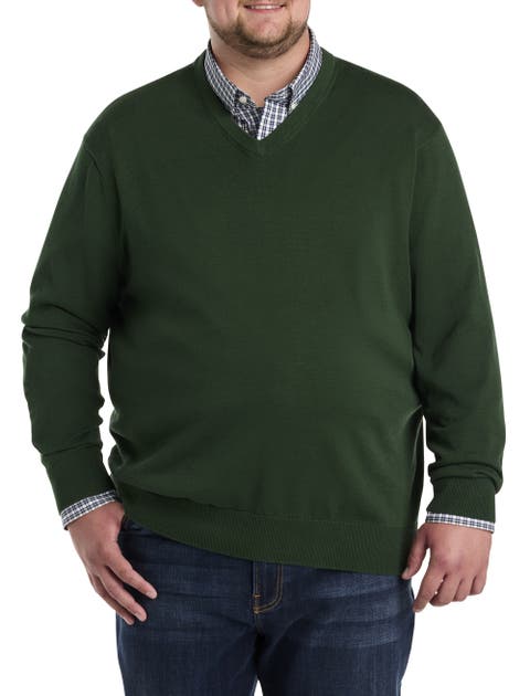 Big & Tall V-Neck Pullover