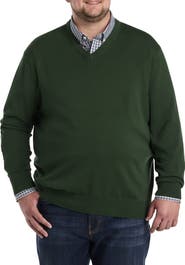 Harbor Bay by DXL Big & Tall V-Neck Pullover