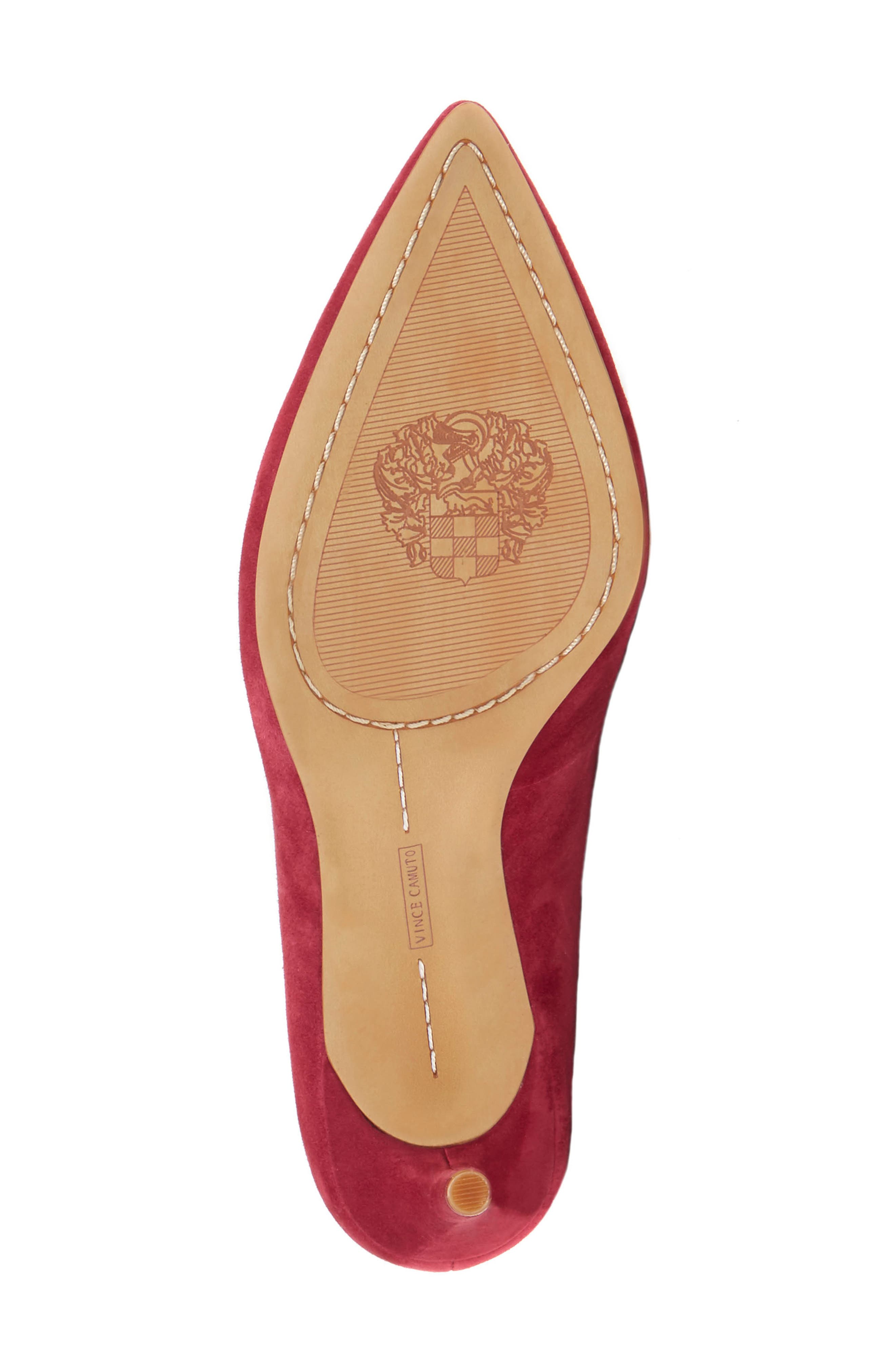 Jaynita Pointy Toe Pump, Alternate, color, SWEET BERRY SUEDE