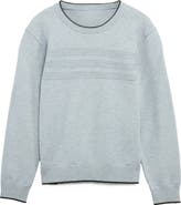 XRAY Kids' Moto Ribbing Detail Crewneck Sweater