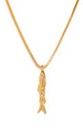 Girls Crew Fish Pendant Necklace
