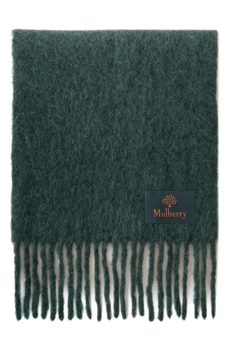 Mulberry Ombré Alpaca Blend Scarf, Main, color,