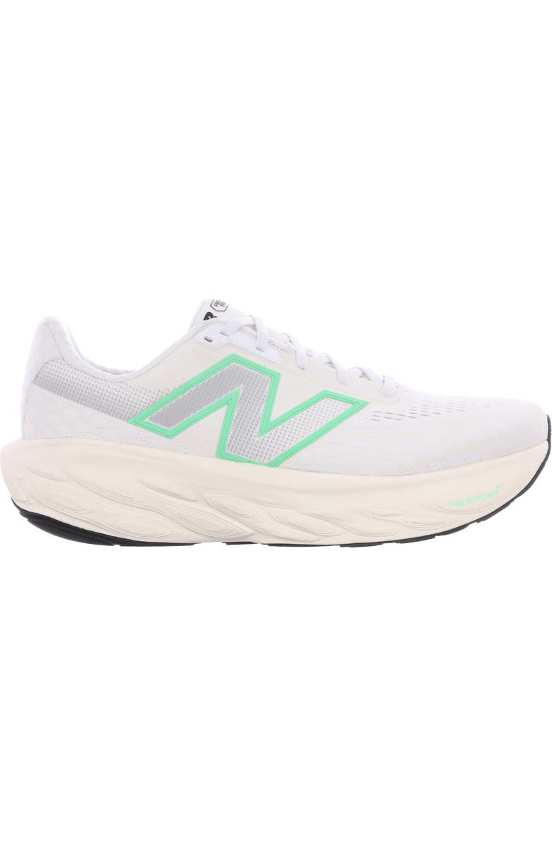 New Balance Fresh Foam X 1080v14 Running Shoe, Alternate, color, Nb 103 White/ Lime Leaf