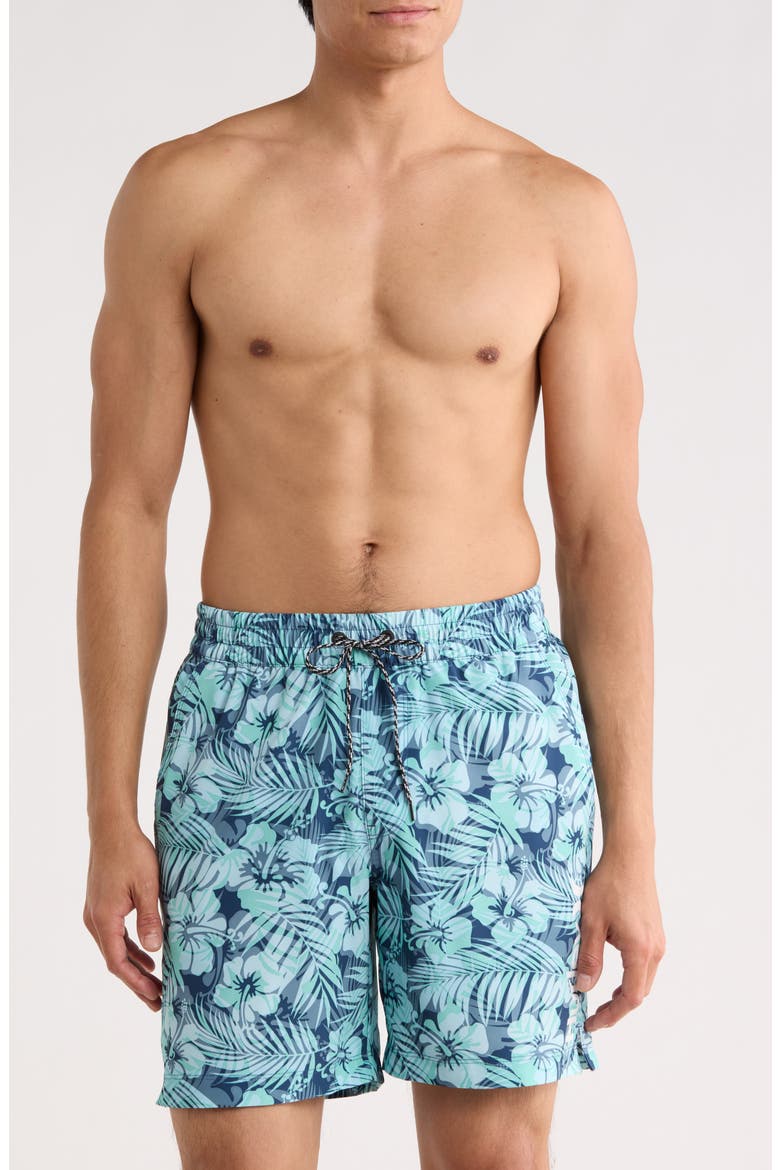 Double High Volley Swim Shorts, Main, color, INDUSTRIAL BLUE