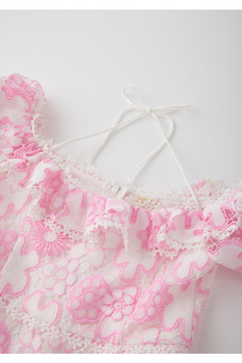 Haley Embroidered Mini Dress, Alternate, color, Pink