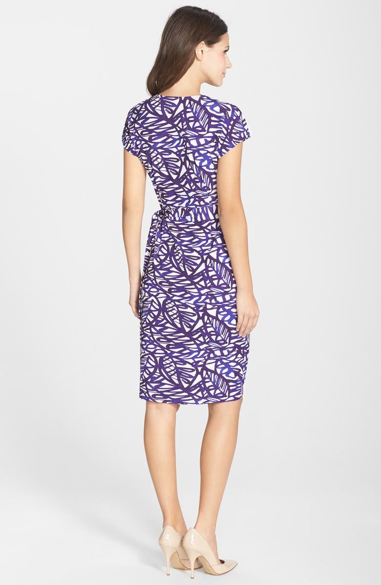 Maggy London Print Jersey Dress, Alternate, color, 
