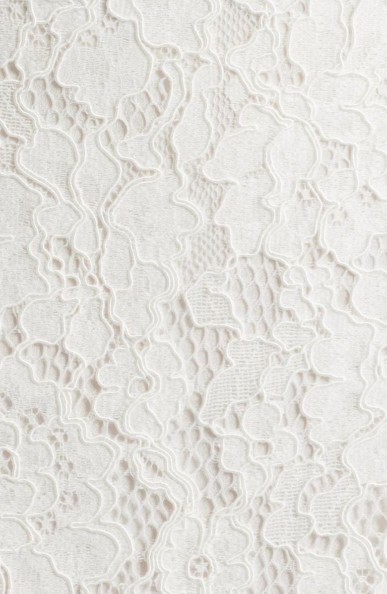 LoveShackFancy Junetta Lace Jacket, Alternate, color, Ivory