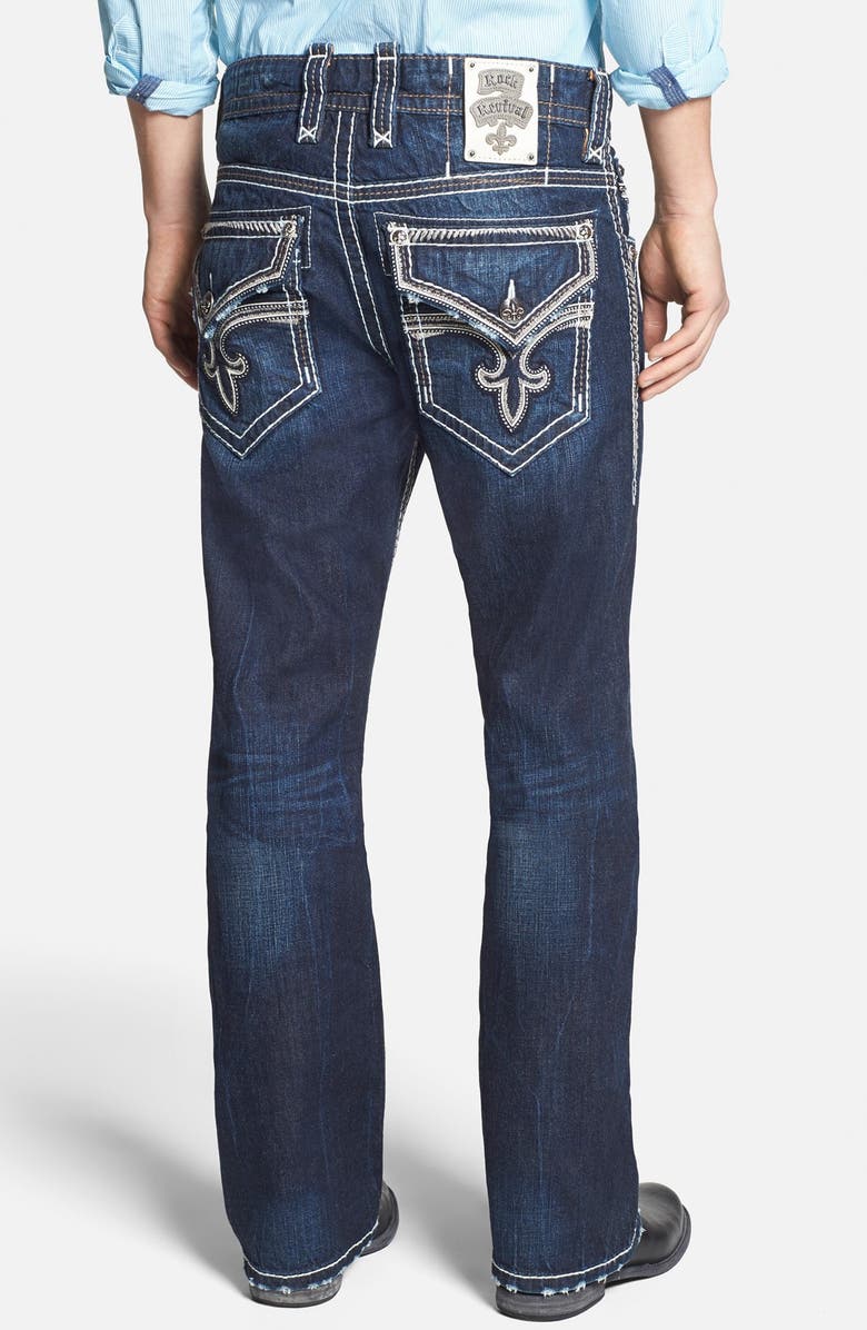 Rock Revival Bootcut Jeans, Main, color, 