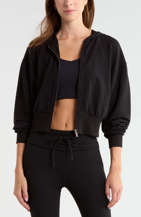 Weekend Stretch Cotton Blend French Terry Hoodie