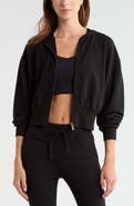 Zella Weekend Stretch Cotton Blend French Terry Hoodie