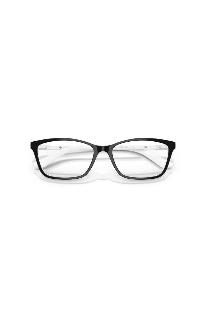RALPH 52mm Cat Eye optical glasses, Alternate, color, Black