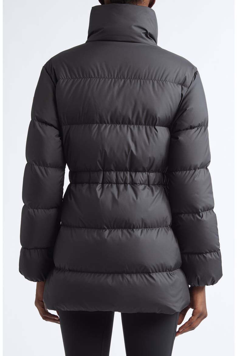 Brossette Down Puffer Jacket, Alternate, color, BLACK