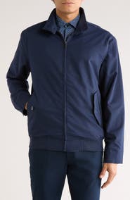 14th & Union Harrington Stretch Cotton & Linen Jacket
