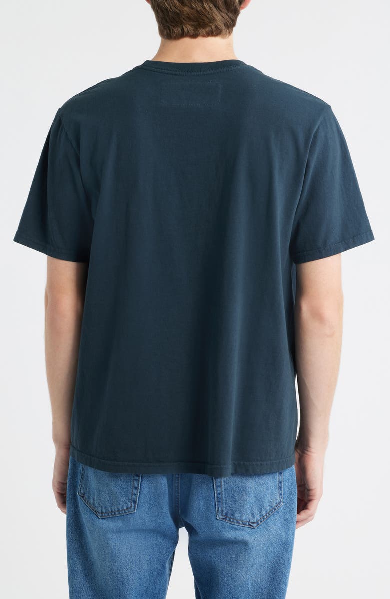 ONE OF THESE DAYS Glad You're Here With Me Graphic T-Shirt, Alternate, color, Hard Washed Black