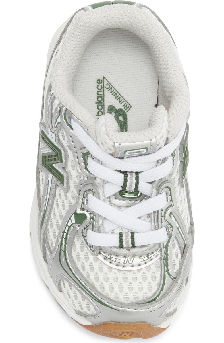 New Balance Kids' 740 Sneaker, Alternate, color, Silver/ Dark Alpine Green
