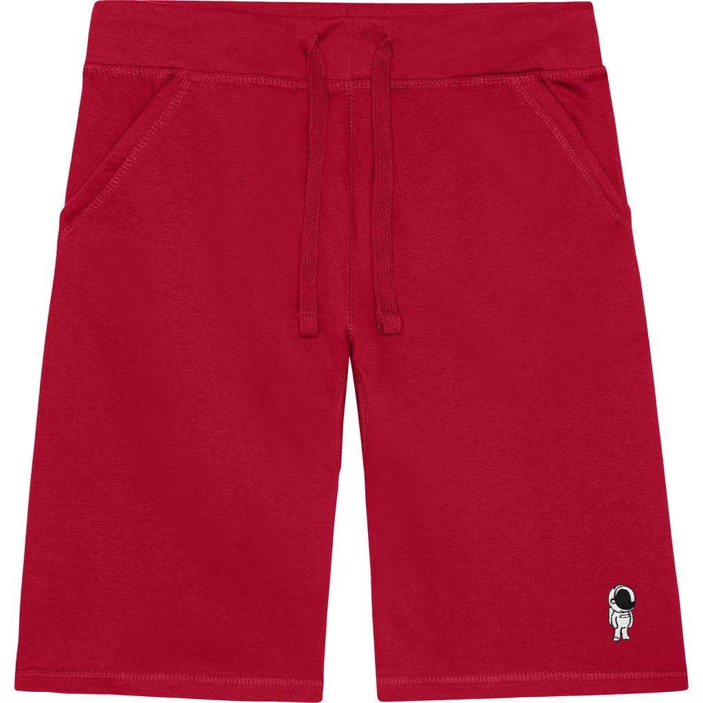 Dalix Mens Astronaut Midweight Fleece Short In Red