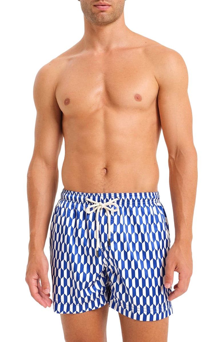 Peninsula Swimwear Libeccio Swim Shorts, Main, color, 