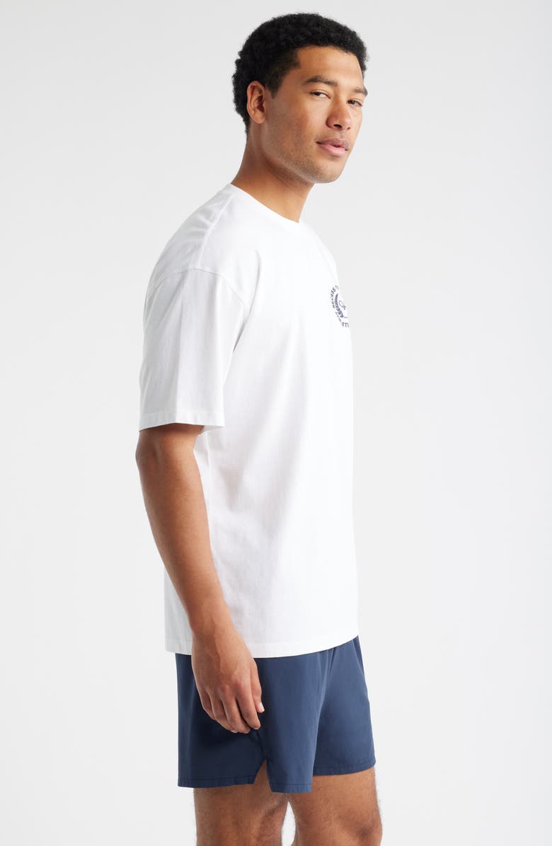 Recess Pickleball x Zella Court Oversize Cotton T-Shirt, Alternate, color, White