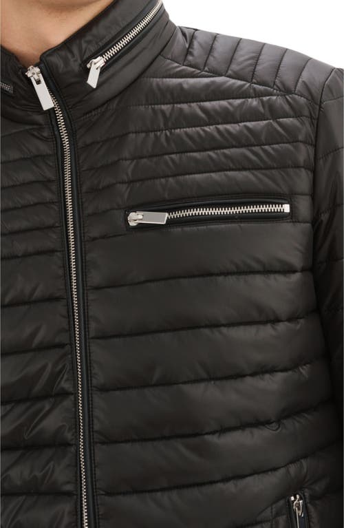 Regency Men's Lightweight Puffer Jacket In Black