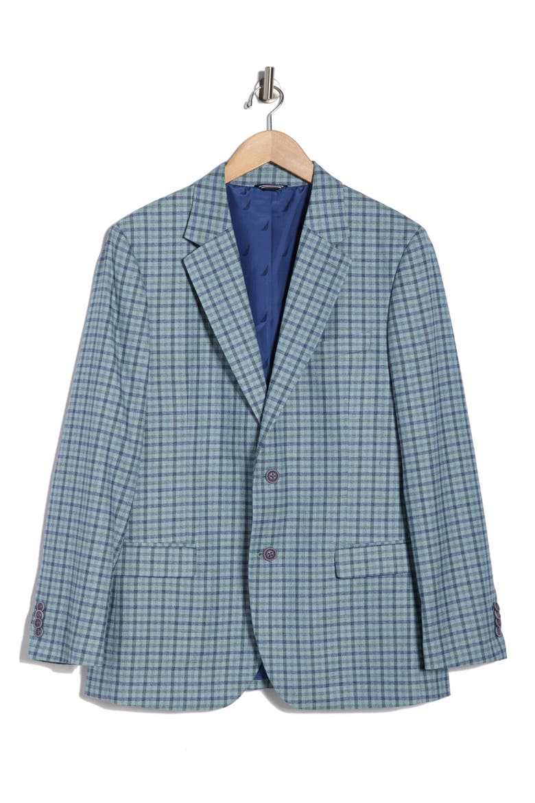 Stretch Sport Coat, Alternate, color, BLUE CHECK