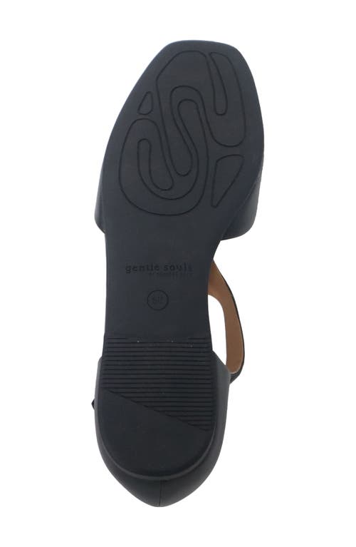 Gentle Souls Wyatt T-strap Flat In Black