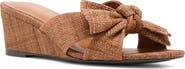 Anne Klein Dara Bow Wedge Slide Sandal