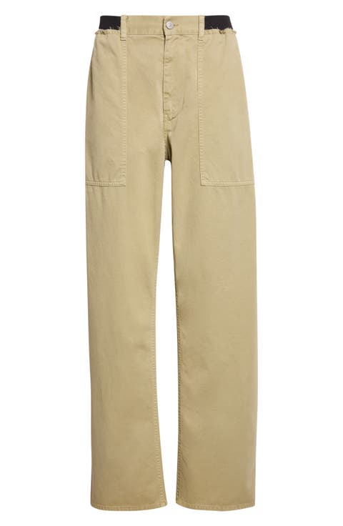Wide Leg Cotton Pants