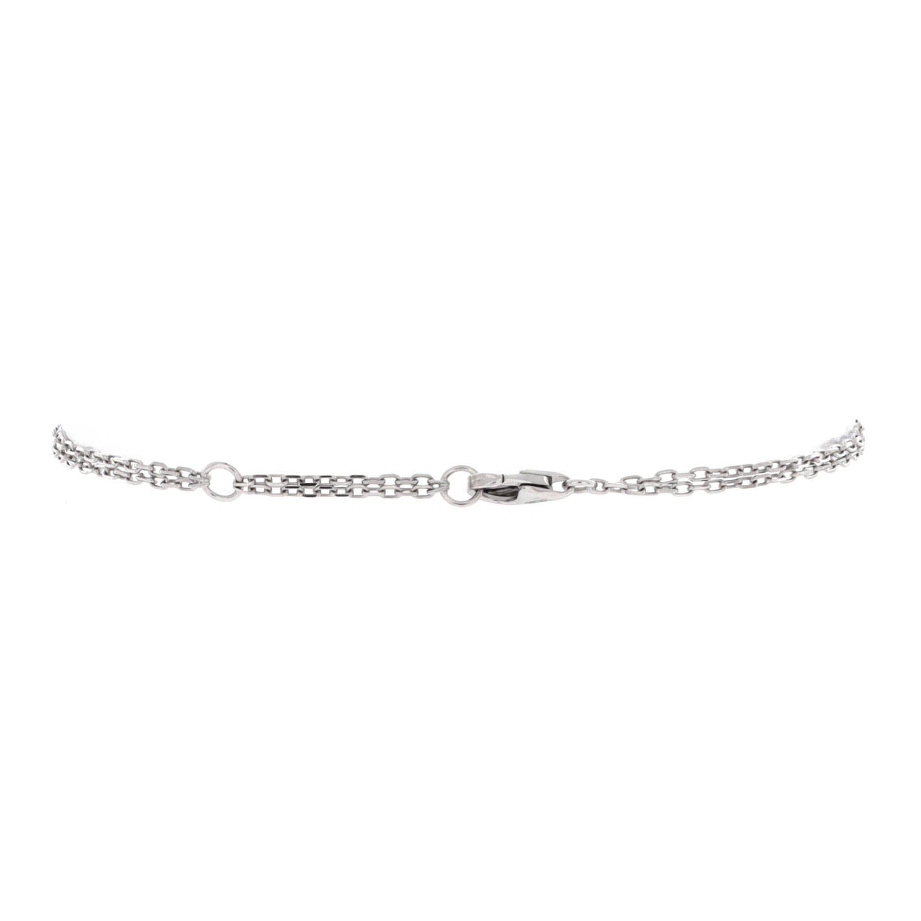 2 Diamonds Love Bracelet 18K White Gold with Diamonds, Alternate, color, Metallic Gold