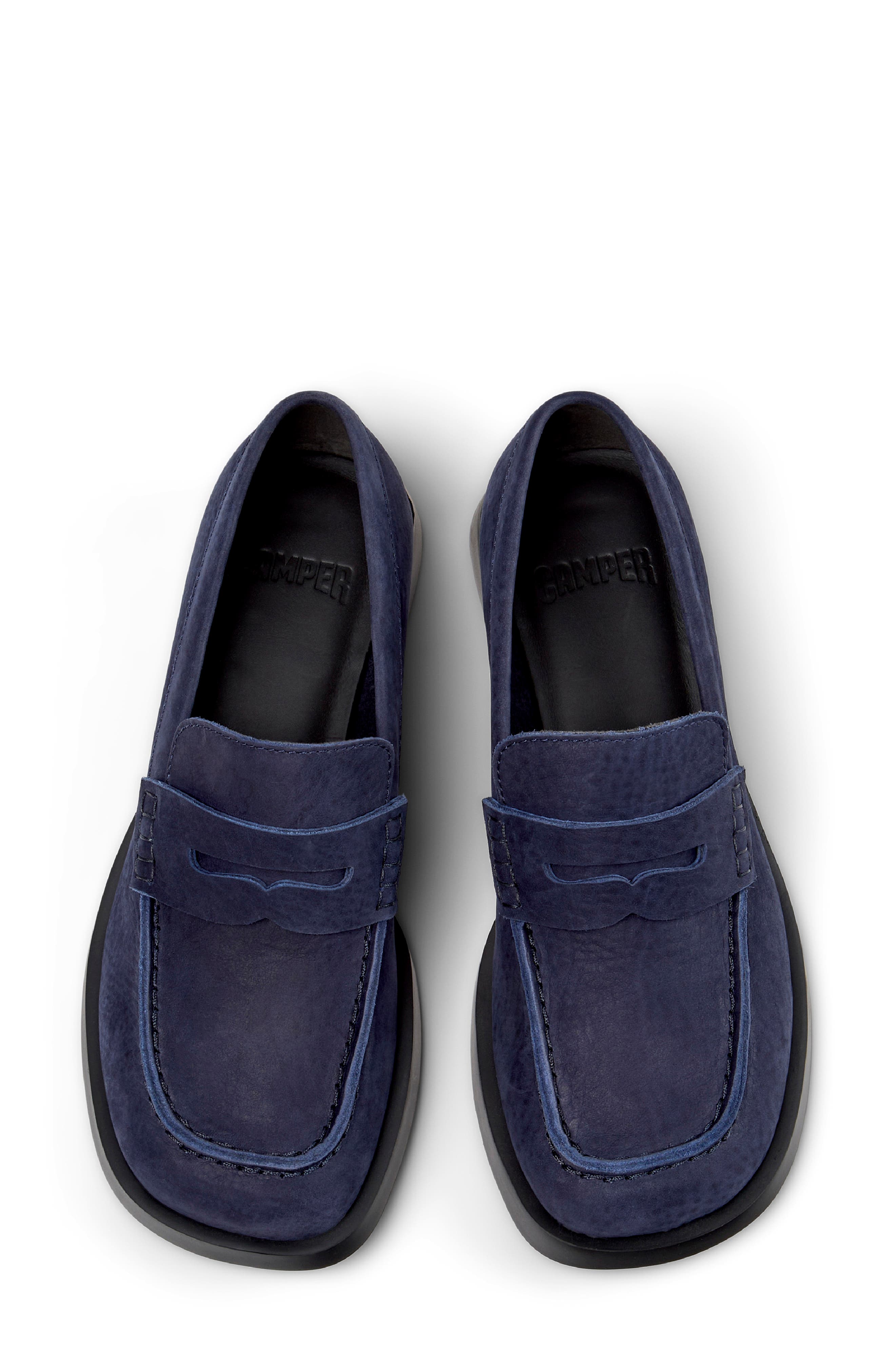 Camper Dana Penny Loafer, Alternate, color, Dark Blue