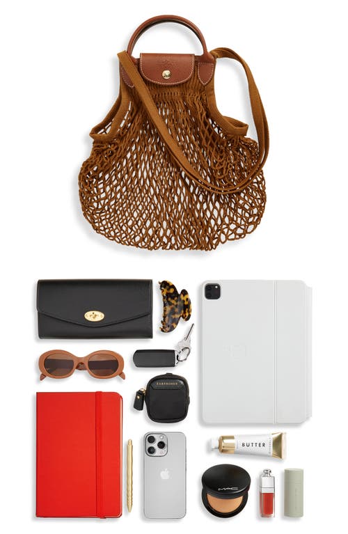 Longchamp Women's Le Plaige Filet Bag In Brown