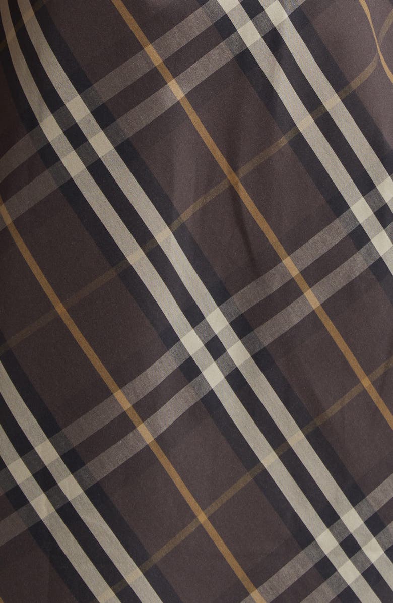 Burberry Robert Check Short Sleeve Cotton Button-Up Shirt, Alternate, color, Truffle Ip Check