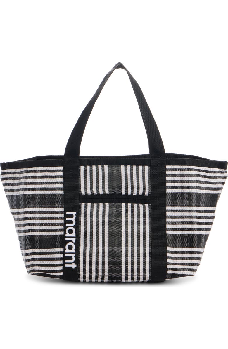 Isabel Marant Darwen Stripe Jacquard Tote, Main, color,