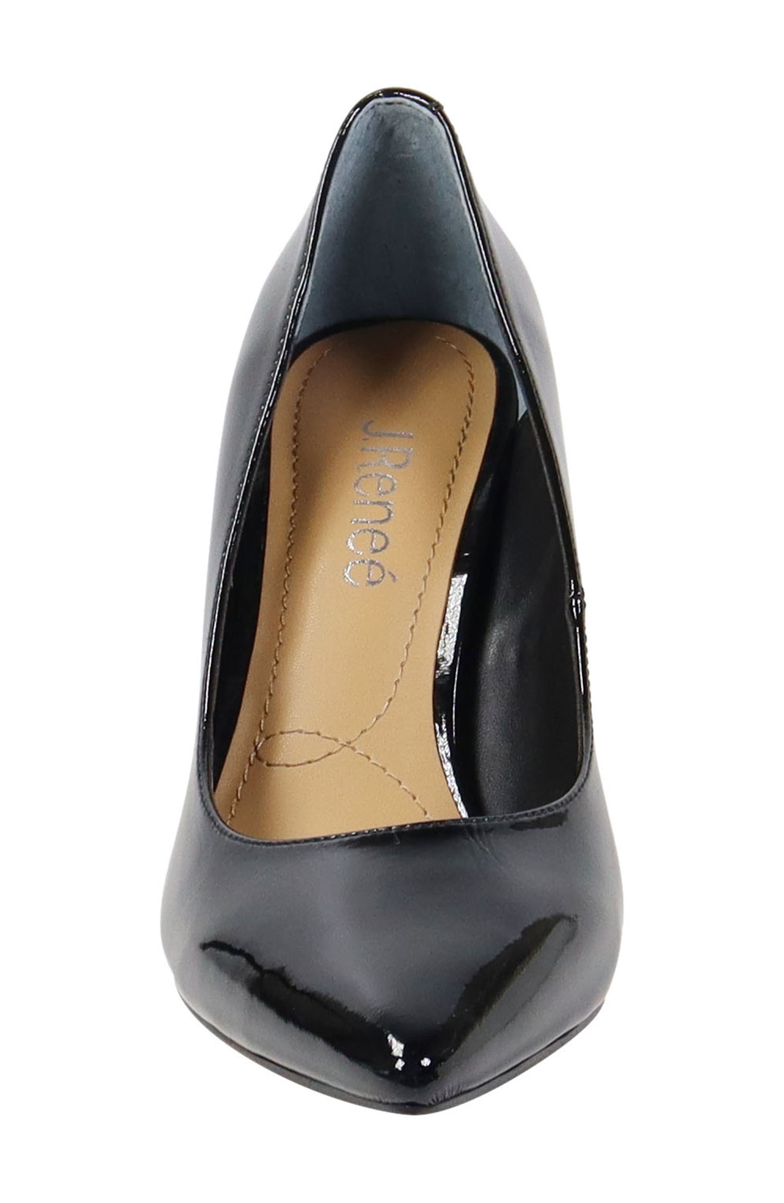 J. Reneé Kanan Pointed Toe Pump, Alternate, color, Black