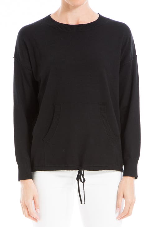 Drawstring Hem Pullover Sweater