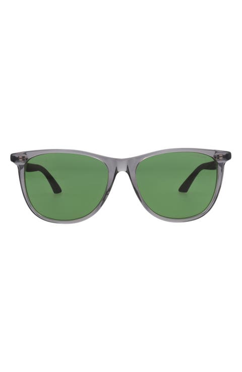 56mm Square Sunglasses