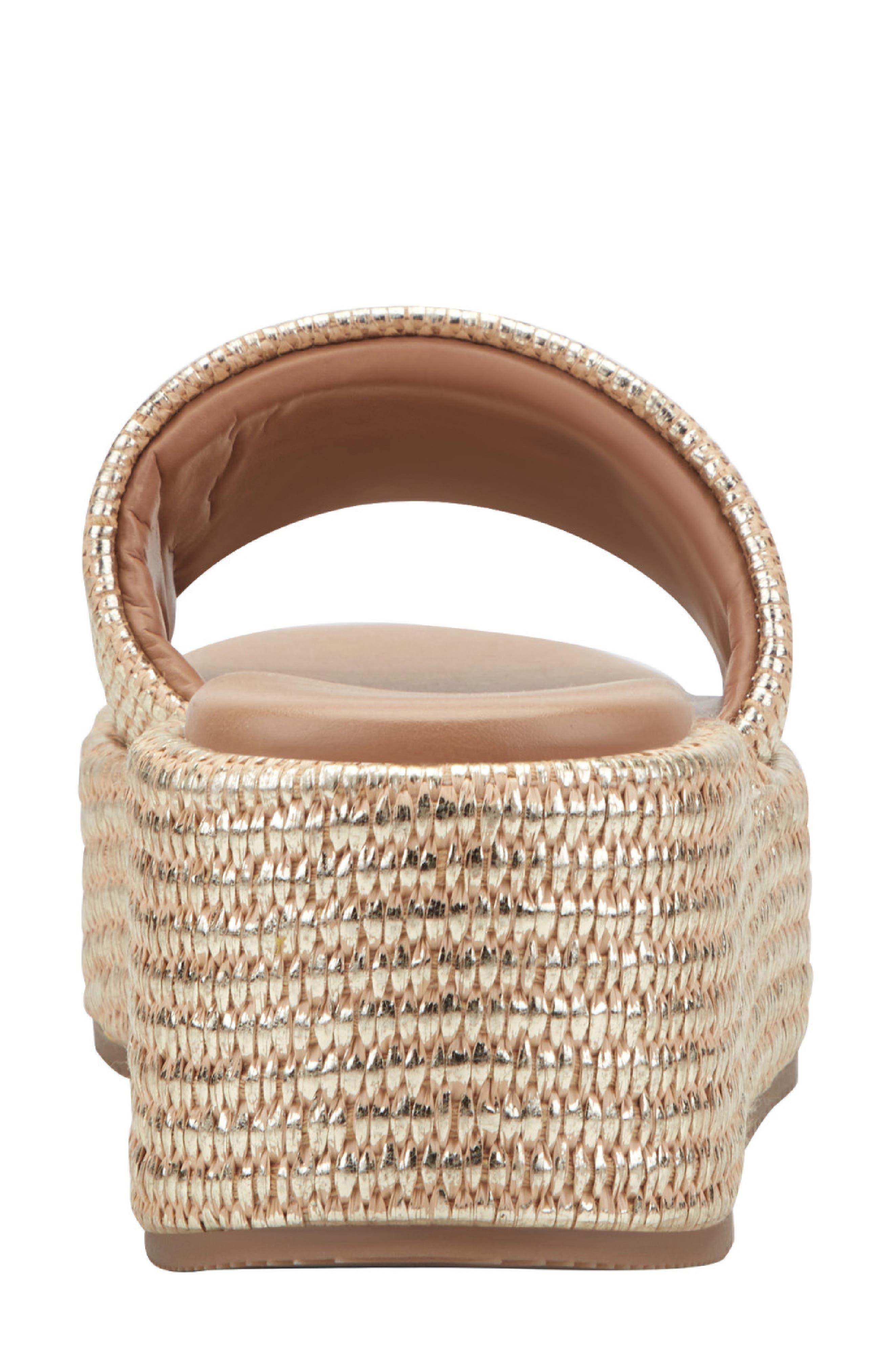 Daylin Platform Sandal, Alternate, color, GOLD