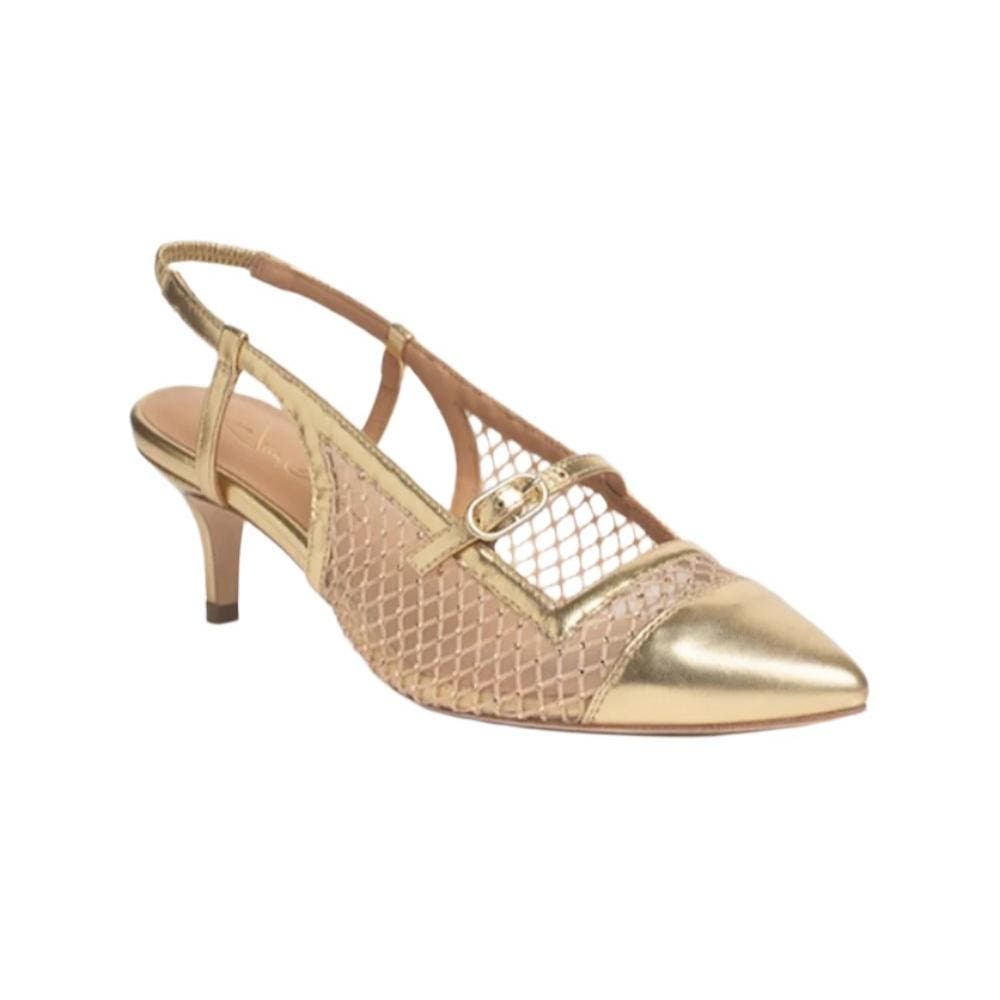 Chloe Pump, Alternate, color, Gold