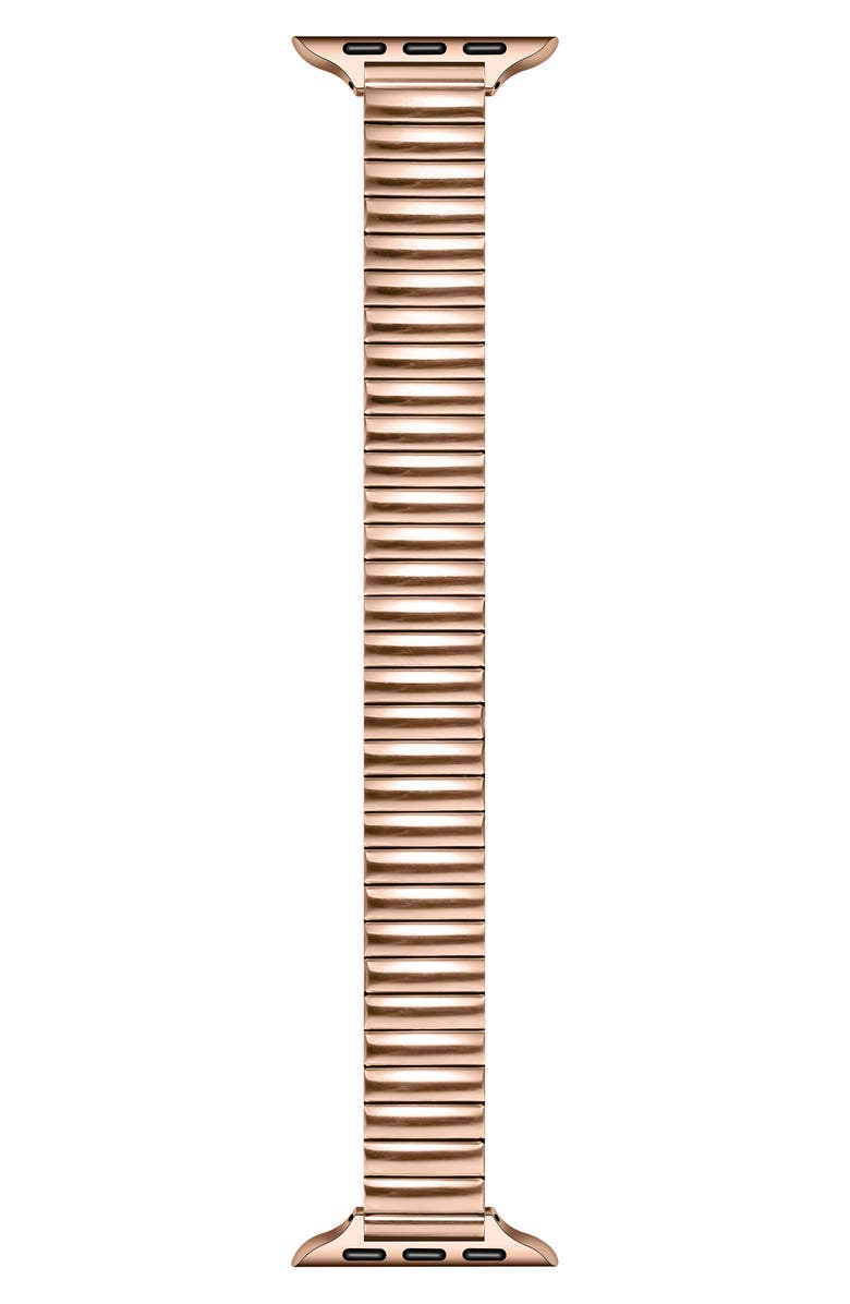 Posh Tech Slink Skinny Elastic Stainless Steel Apple Watch<sup>®</sup> Watchband, Main, color, 