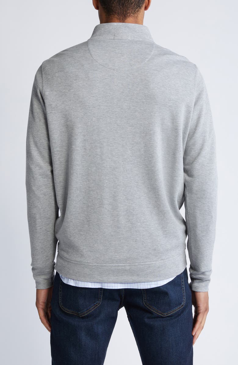 Peter Millar Crown Comfort Piqué Quarter Zip Pullover, Alternate, color, 