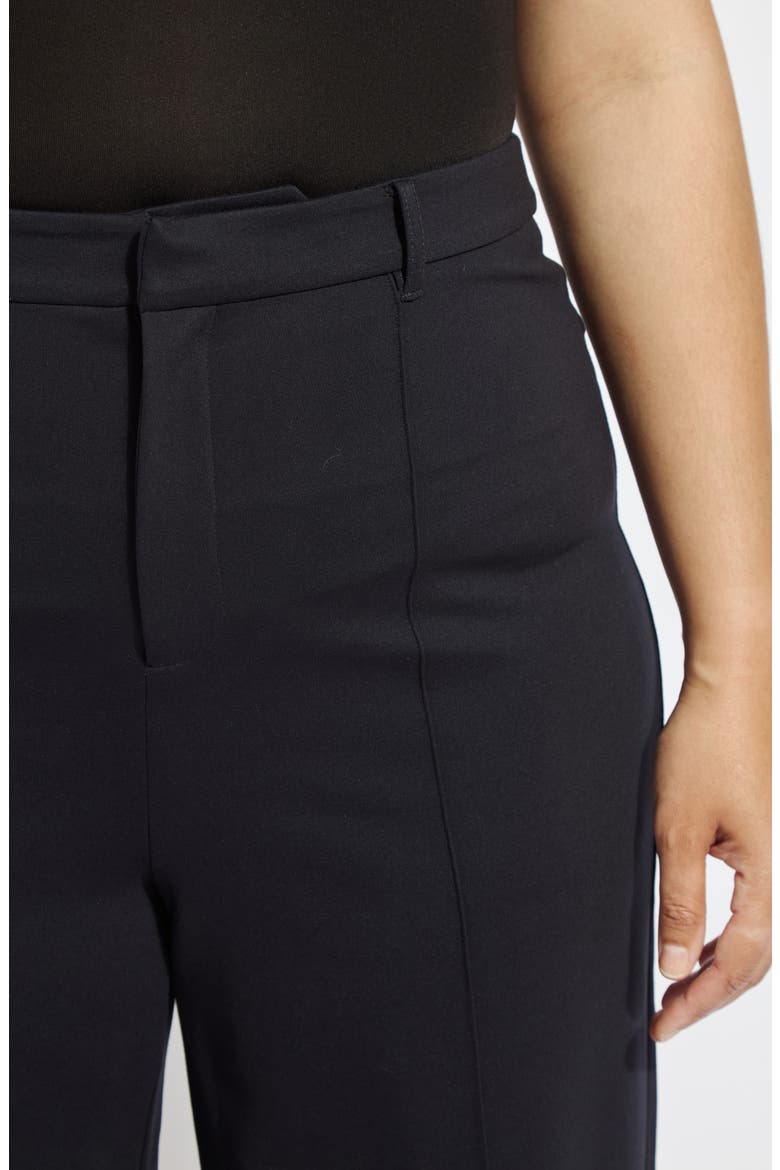 Nadia High Waist Wide Leg Ponte Trousers, Alternate, color, MIDNIGHT