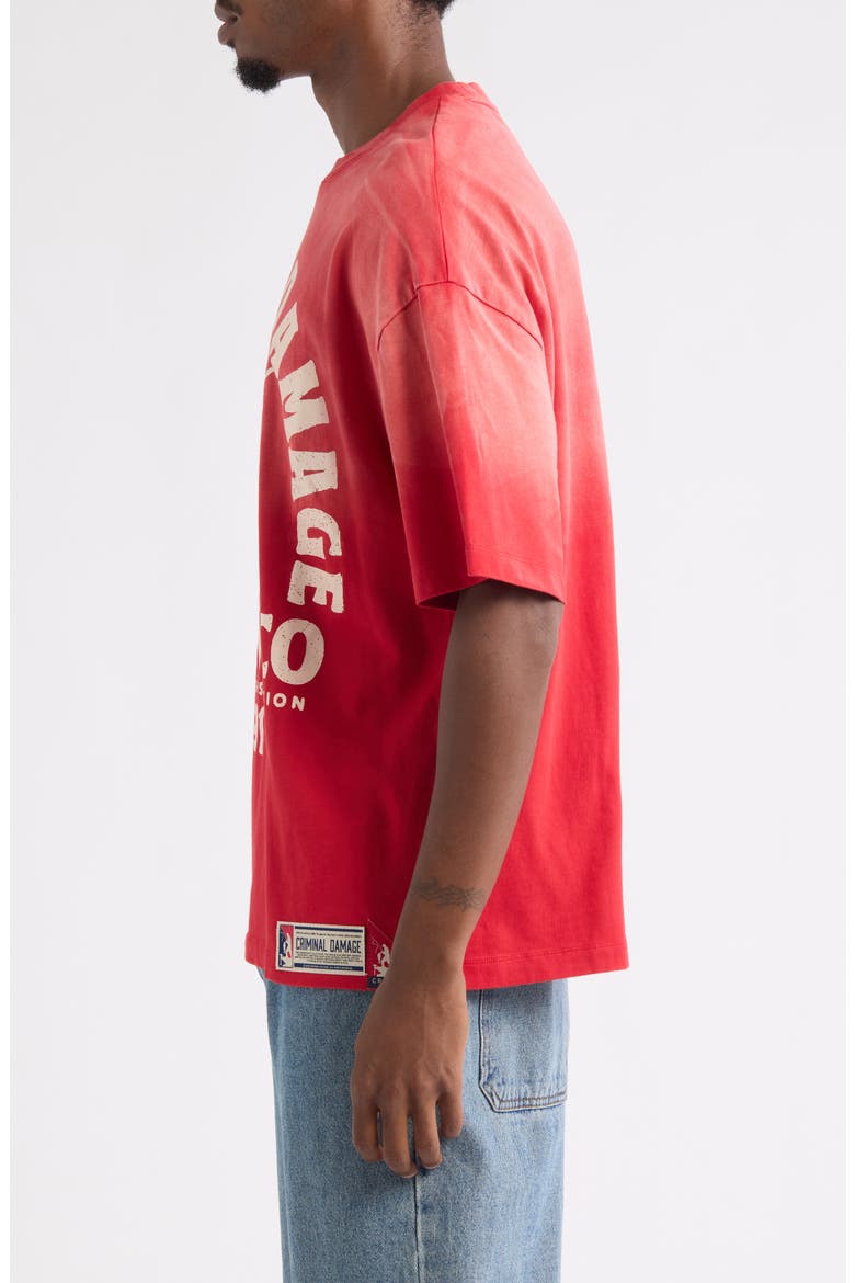 Fishing Company Graphic T-shirt, Alternate, color, WASHED RED