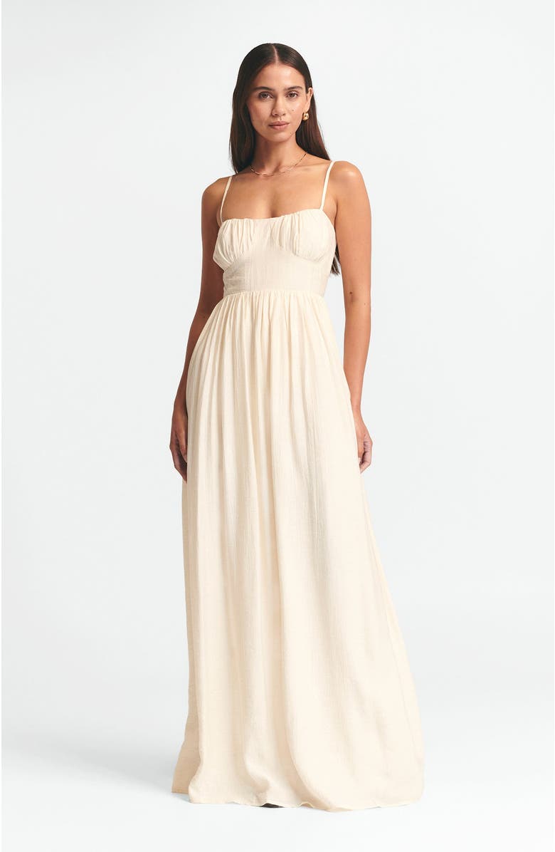 ST MRLO George Maxi Dress, Main, color, Cream