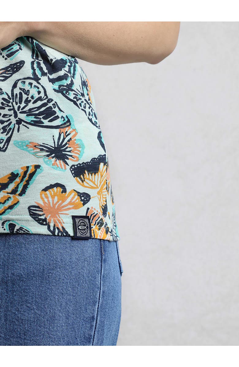 Weird Fish Merica Printed Jersey T-Shirt, Alternate, color, Seafoam