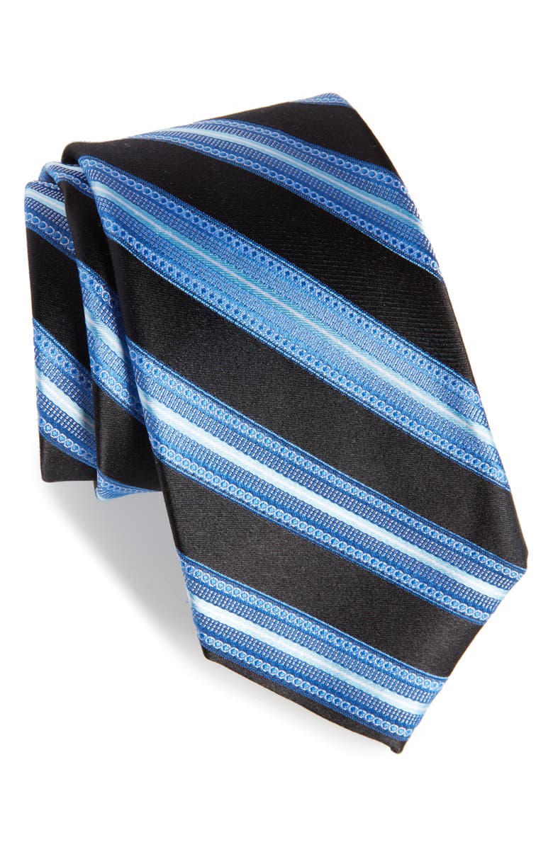 NORDSTROM MEN'S SHOP Nordstrom Men‘s Shop Sunshine Stripe Silk Tie, Main, color, 