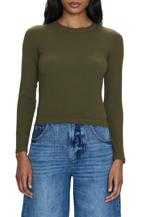 Bailey Long Sleeve Rib T-Shirt