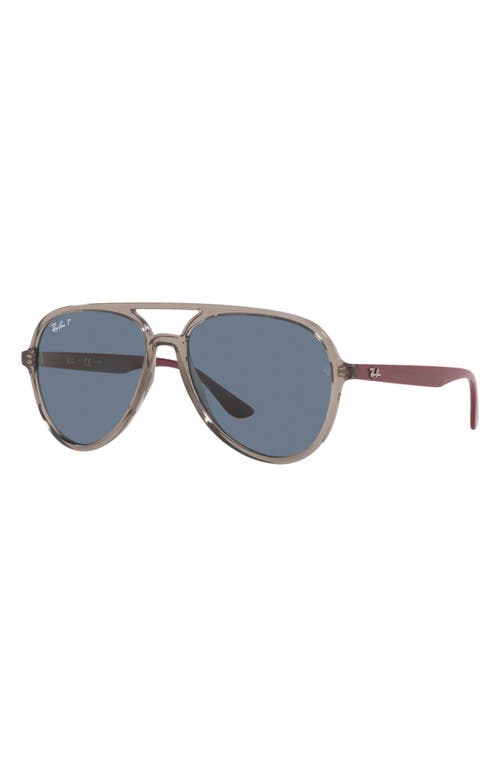 Ray Ban Ray-ban 57mm Polarized Aviator Sunglasses In Multi