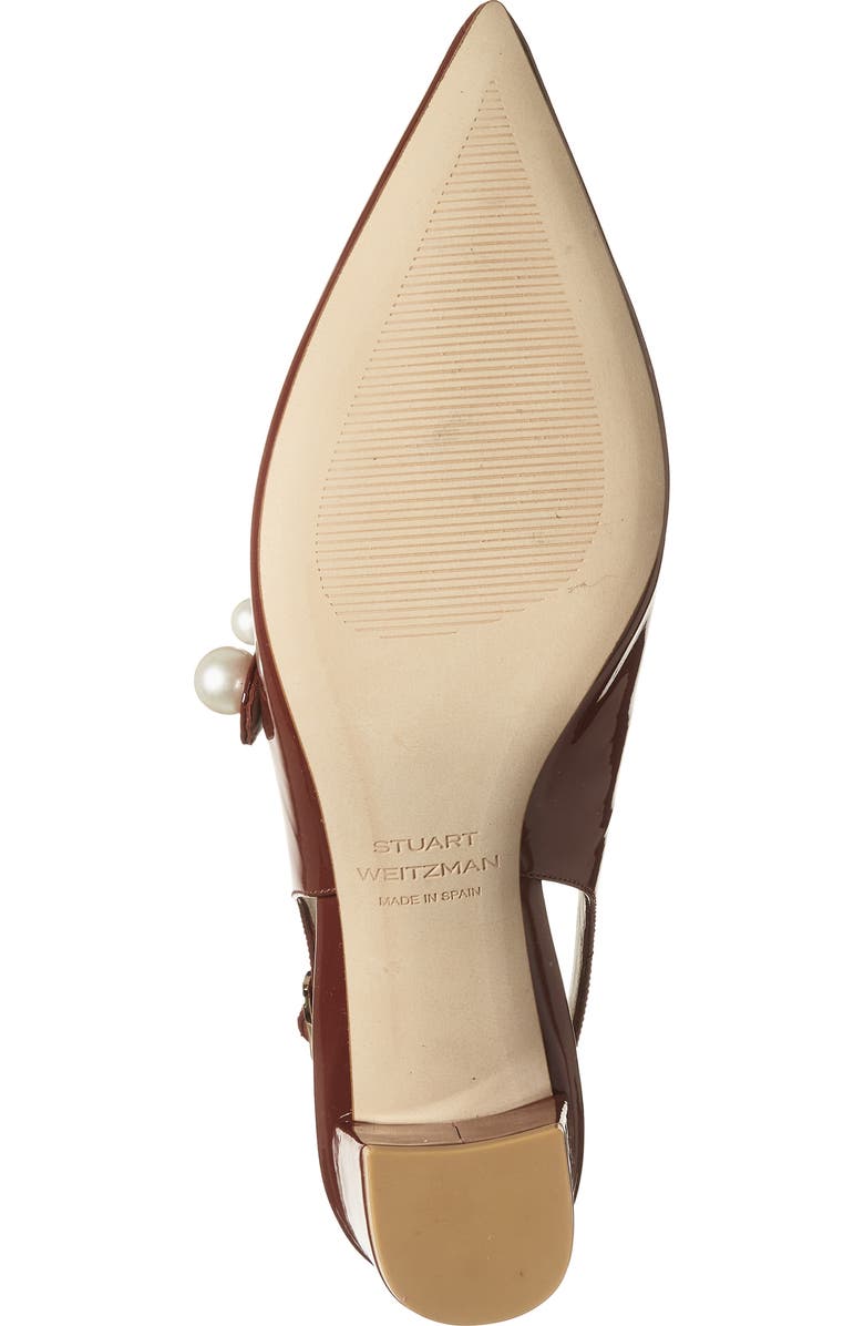 Stuart Weitzman Pia Mary Jane Slingback Pump, Alternate, color, Burgundy